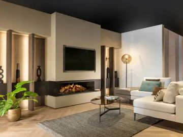 Holographic Fireplace - E-one 130S - 3-sided model by KALFIRE - view 7