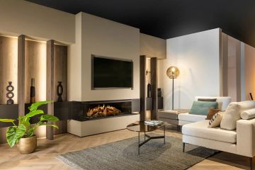 Holographic Fireplace - E-one 130S - 3-sided model by KALFIRE - view 6