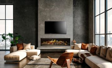 Holographic Fireplace - E-one 160F - Front fireplace by KALFIRE - view 4
