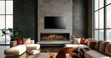 Holographic Fireplace - E-one 160F - Front fireplace by KALFIRE - view 5