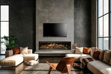 Holographic Fireplace - E-one 160F - Front fireplace by KALFIRE - view 8