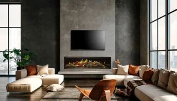 Holographic Fireplace - E-one 160F - Front fireplace by KALFIRE - view 9