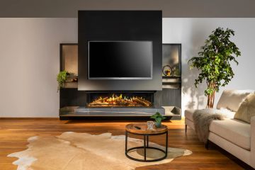 Holographic Fireplace - E-one 160S - 3-sided model by KALFIRE - view 4