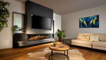 Holographic Fireplace - E-one 160S - 3-sided model by KALFIRE - view 9