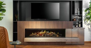Holographic Fireplace - E-one 190F - Front fireplace by KALFIRE - view 4
