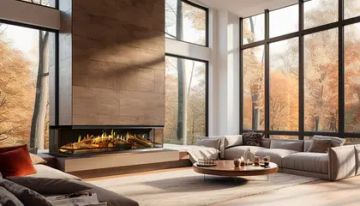 Holographic Fireplace - E-one 190S - 3-sided model by KALFIRE - view 7
