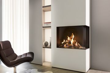 Gas fire - GP65/55C - Corner model by KALFIRE - view 4