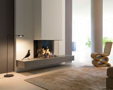 Gas fire -  GP70/55S - 3-sided model by KALFIRE - view 5