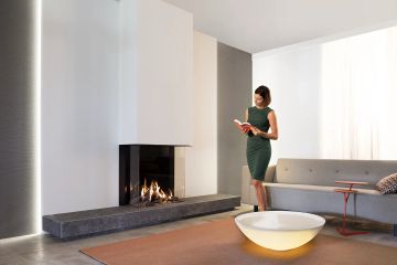Gas fire - GP70/75S - 3-sided model by KALFIRE - view 9
