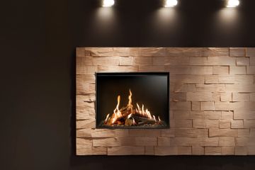 Gas fire - GP75/59F - Front model by KALFIRE - view 9