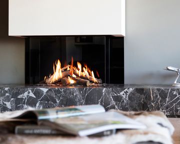 Gas fire - GP85/55S - 3-sided model by KALFIRE - view 6