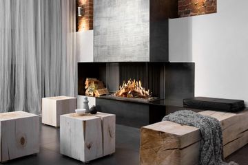 Gas fire - GP85/55S - 3-sided model by KALFIRE - view 8