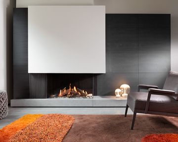 Gas fire - GP110/55C - Corner model by KALFIRE - view 4