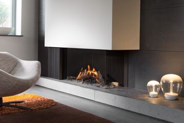 Gas fire - GP110/55C - Corner model by KALFIRE - view 7