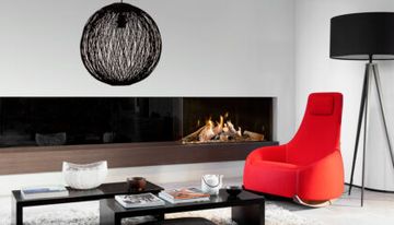 Gas fire - GP110/55C - Corner model by KALFIRE - view 9
