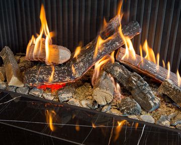 Gas fire - GP110/75C - Corner model by KALFIRE - view 6