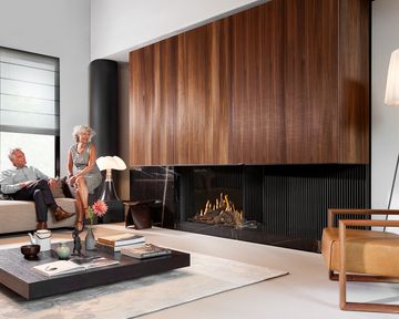 Gas fire - GP110/75C - Corner model by KALFIRE - view 5