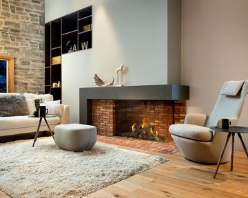 Gas fire - GP110/75C - Corner model by KALFIRE - view 4