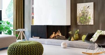 Gas fire - GP80/55C - Corner model by KALFIRE - view 6