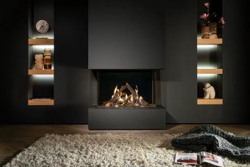 Gas fire - Gi85/55S - 3-sided model by KALFIRE - view 5