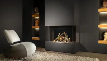 Gas fire - Gi85/55S - 3-sided model by KALFIRE - view 8