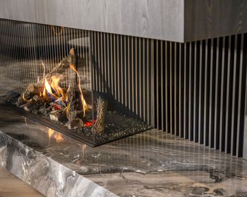 Gas fire - Gi115/55S - 3-sided model by KALFIRE - view 5