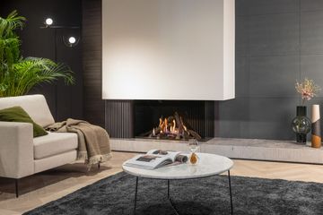 Gas fire - Gi110/55C - Corner model by KALFIRE - view 4