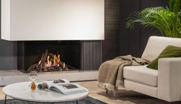 Gas fire - Gi110/55C - Corner model by KALFIRE - view 8