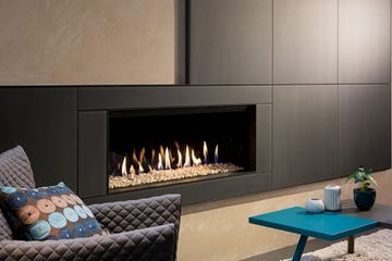 Gas fire - G100/41F - Front model by KALFIRE - view 2