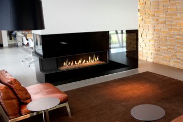 Gas fire - G125/37C - Corner model by KALFIRE - view 4