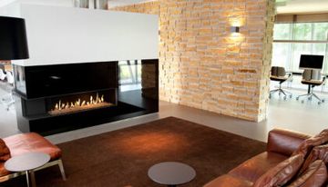 Gas fire - G125/37C - Corner model by KALFIRE - view 8