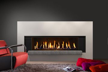 wKalfire - Gas fire - G160/41F - Front model by KALFIRE - view 2