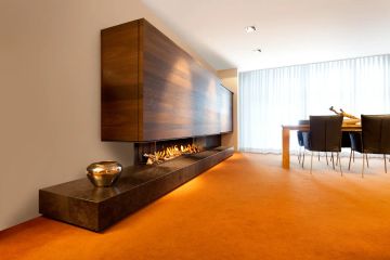Gas fire - G170/37S - 3-sided model by KALFIRE - view 7