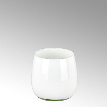 Pisano vase H18 D17 small white by Lambert - view 3