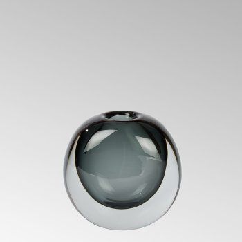Paomo vase, glass, white-golden by Lambert - view 6