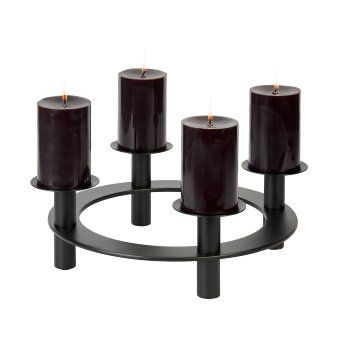 Saturnia table top wreath with 4 candleholders by Lambert - view 7