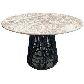 Kaiko table base outdoor black by Lambert - view 4