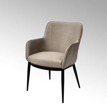 Felix armchair with piping by Lambert - view 2