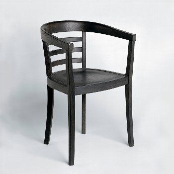 Cover for Julius chairs leather black by Lambert - view 8