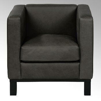 Bella armchair, 74x72x7o cm with leather Afrika, by Lambert - view 9