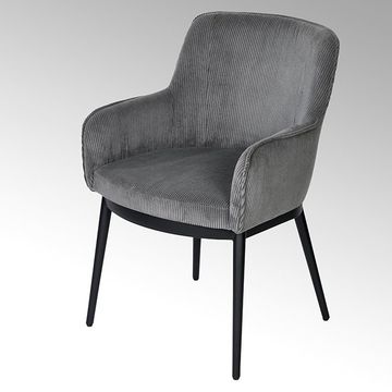 Felix armchair with piping by Lambert - view 2