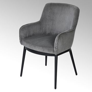 Felix armchair with piping by Lambert - view 3