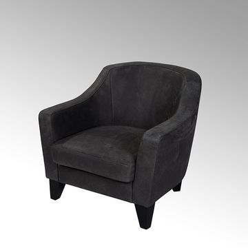 Ernest Cocktail chair with white cushion by Lambert - view 2