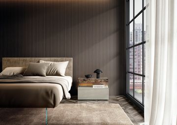 Storage Nightstand with Drawers: Air Bedside Tables by Lago - view 3