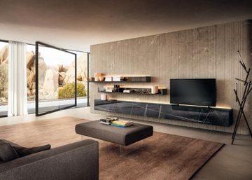 Wall Unit For Living Room with Storage: LagoLinea by Lago - view 2
