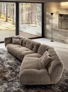 Comfortable Enveloping Couch: Happening Sofa by Lago - view 3