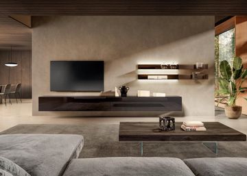Cartesio glass shelves by Lago - view 2