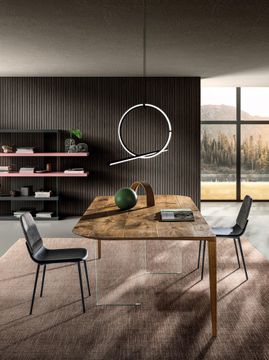 P&J Table: Sleek Wooden Design, Ultrathin Top by Lago - view 8