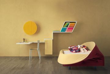 Colletto Single Bed: Unique Kids Foam Ring Design by LAGO by Lago - view 2