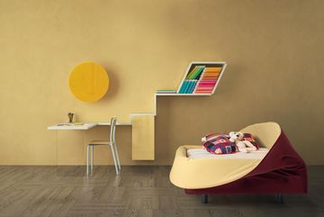 Colletto Single Bed: Unique Kids Foam Ring Design by LAGO by Lago - view 7